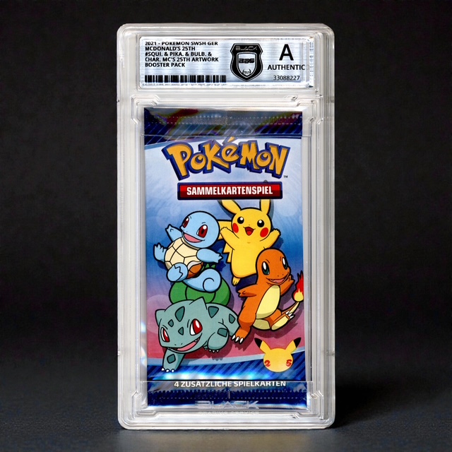 Limited* Pokemon 25th McDonald’s Booster Pack inkl. Grading Authentic