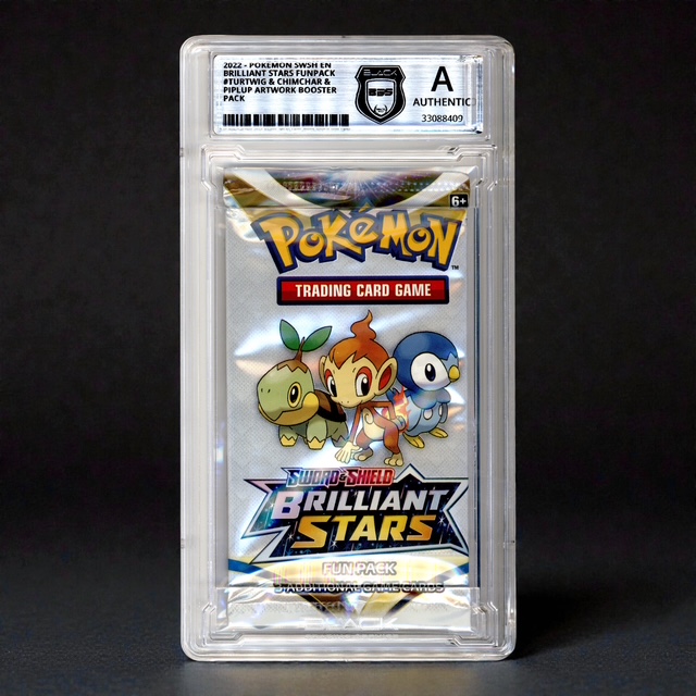 Limited* Pokemon Brilliant Stars FUN PACK Booster Pack inkl. Grading Authentic