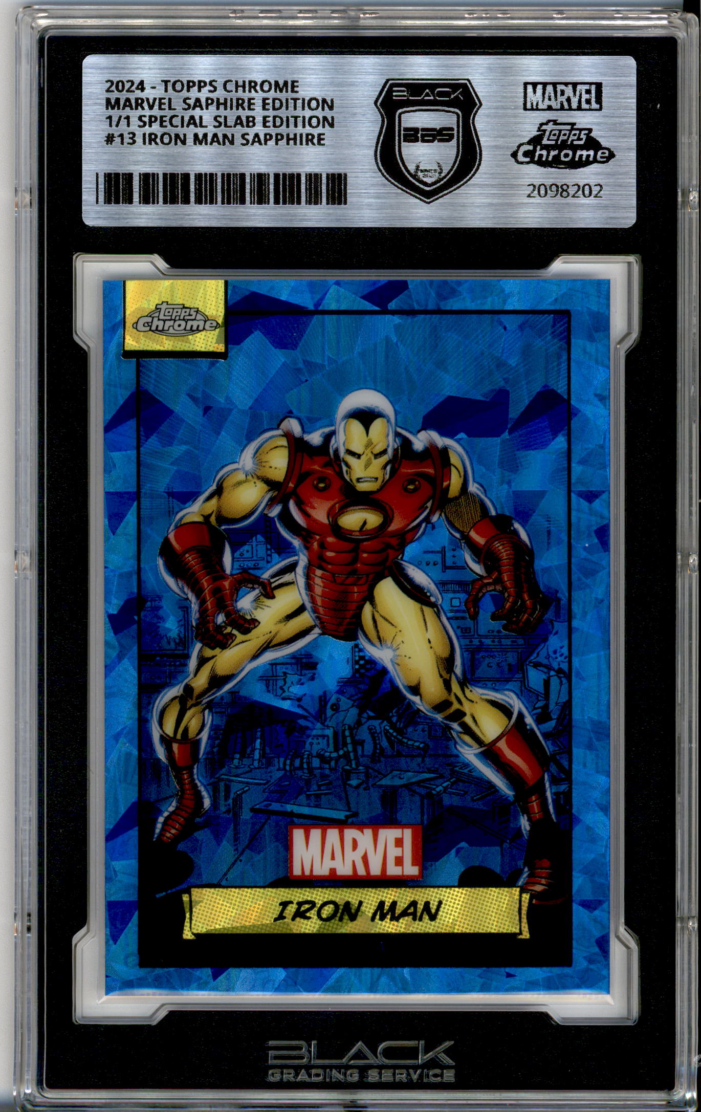 Topps Marvel Sapphire – 1/1 Special Slab Edition