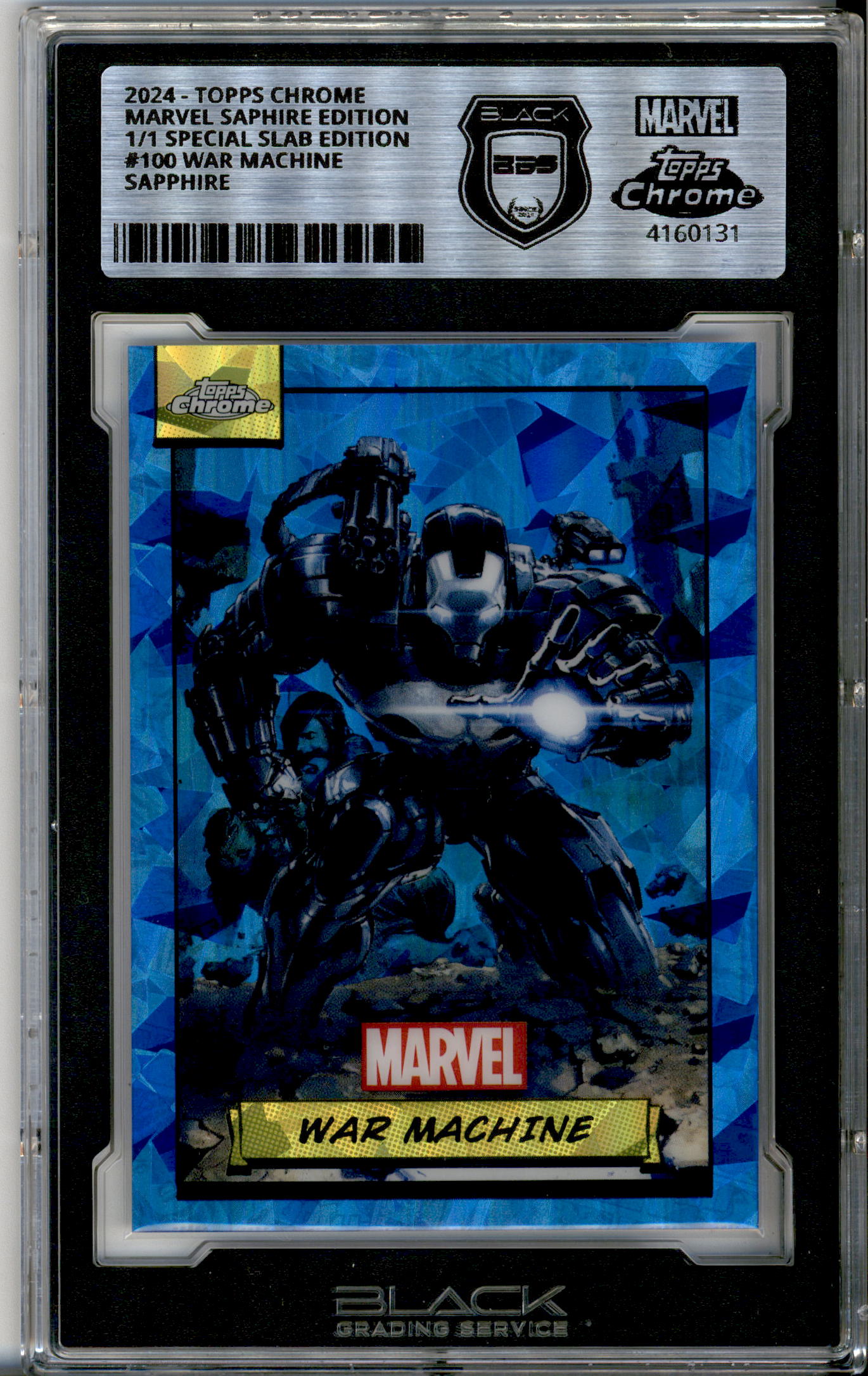 Topps Marvel Sapphire – 1/1 Special Slab Edition